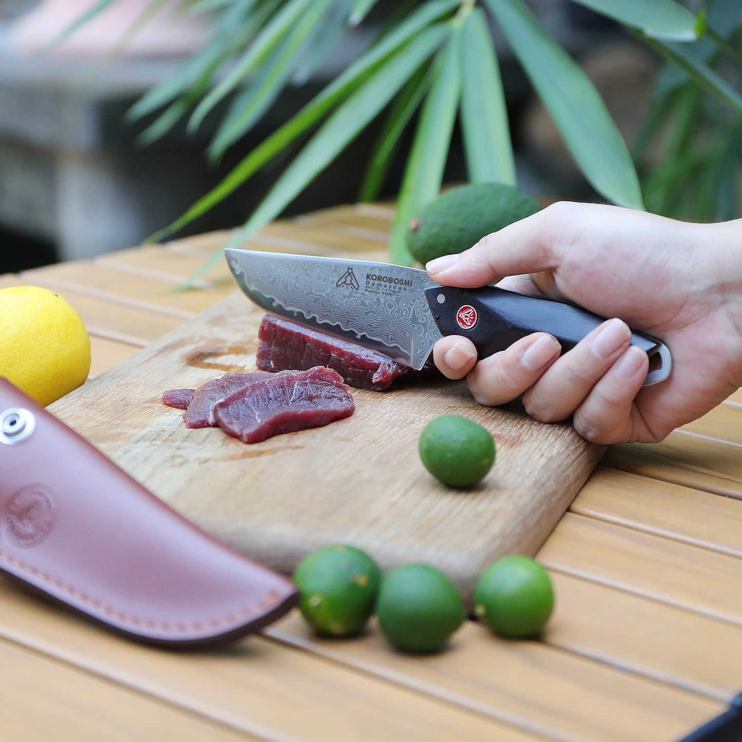 Damascus knife