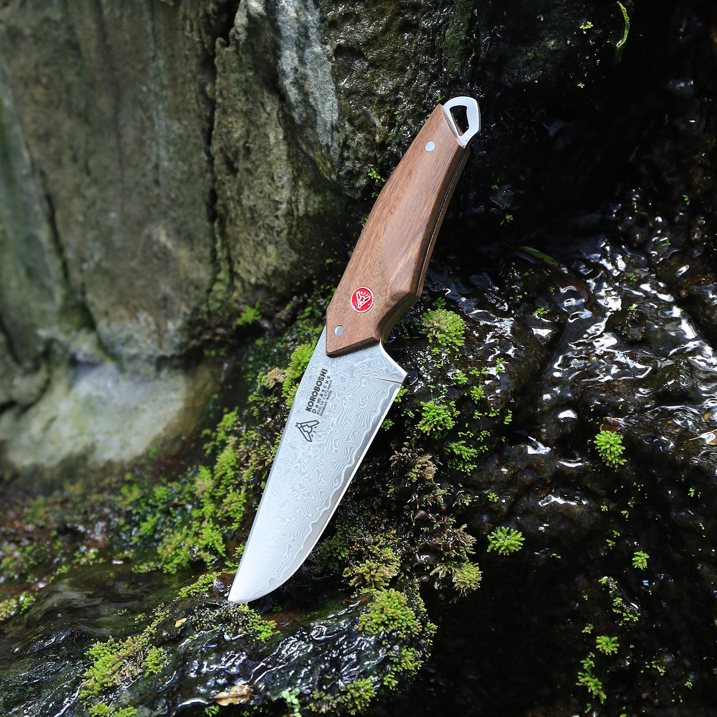 Green Sandalwood Outdoor Knife