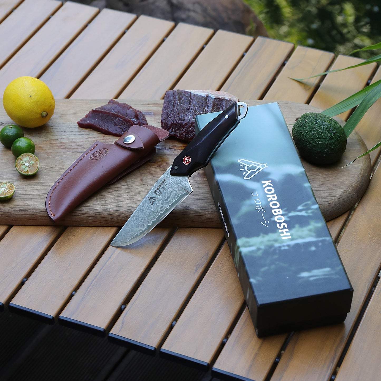 Damascus knife