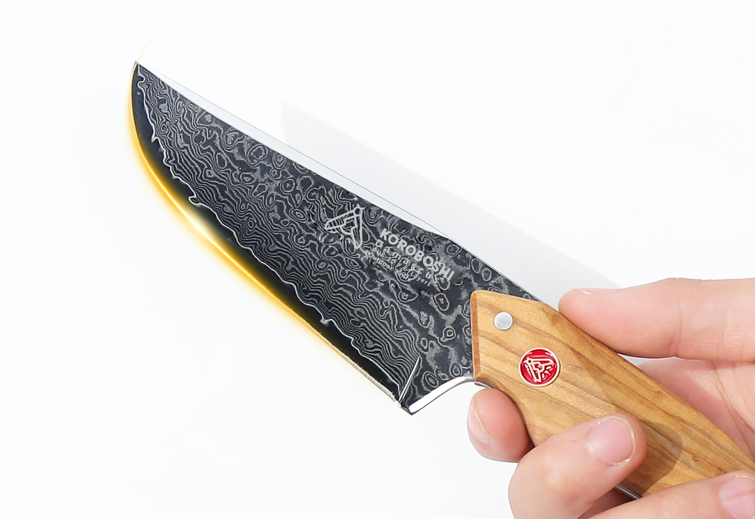 Damascus Outdoor Knife