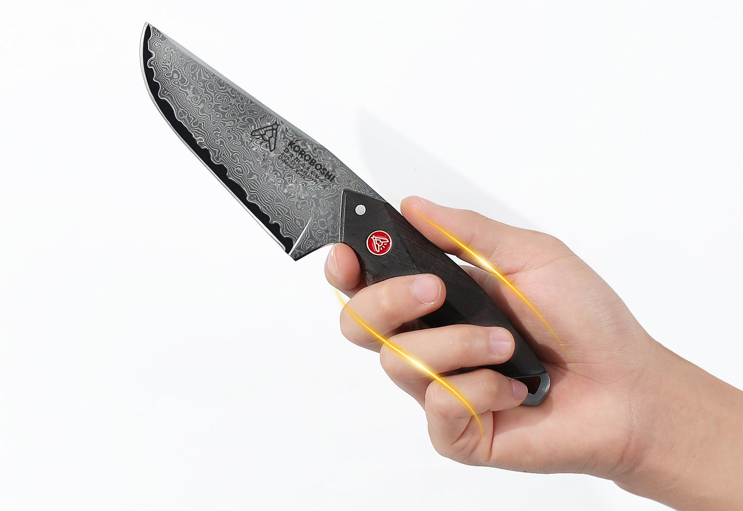 ebony-handle knife