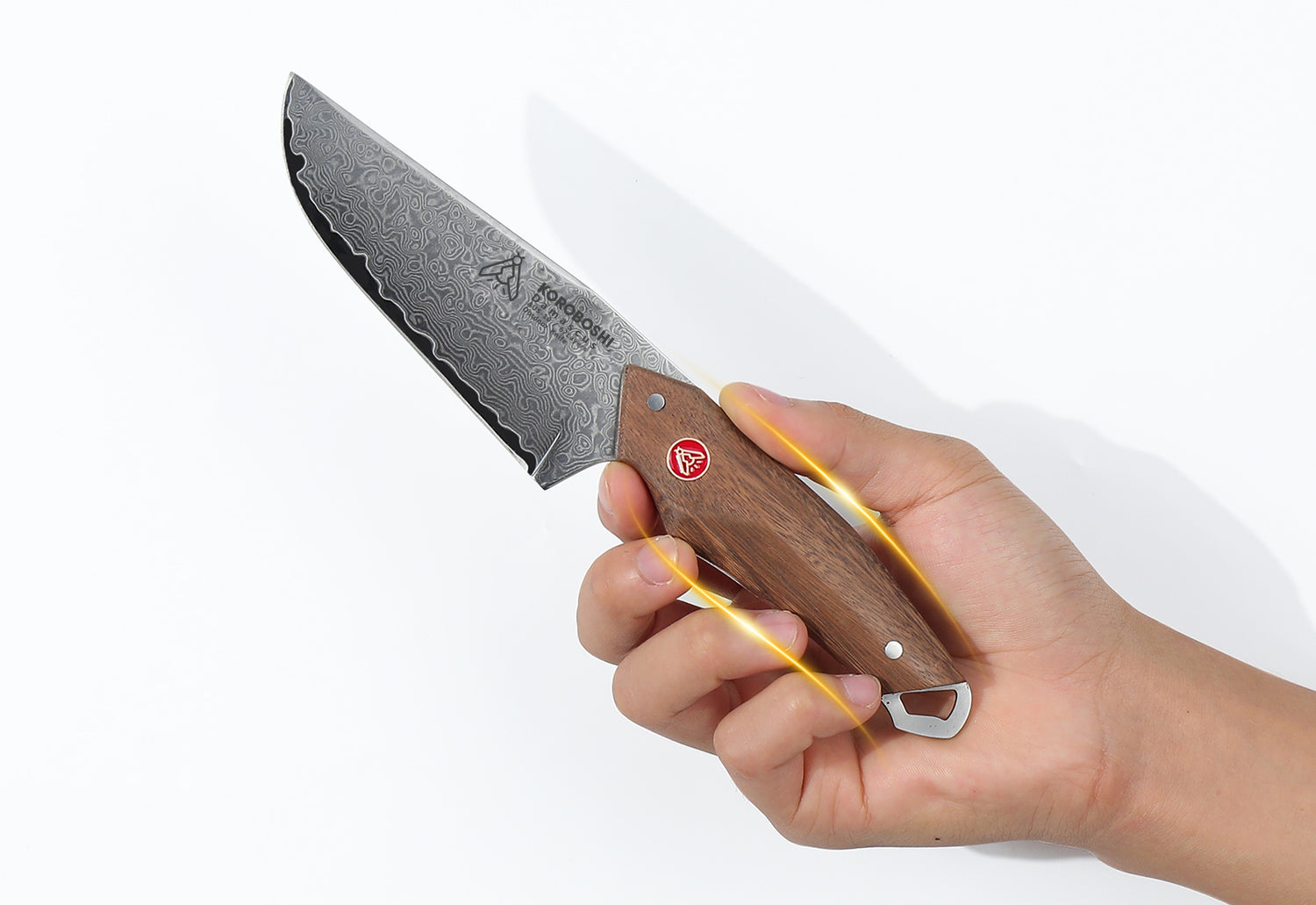 green-sandal-handle knife